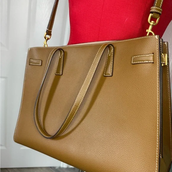 Brown Leather Tote Bag - Picture 8 of 12
